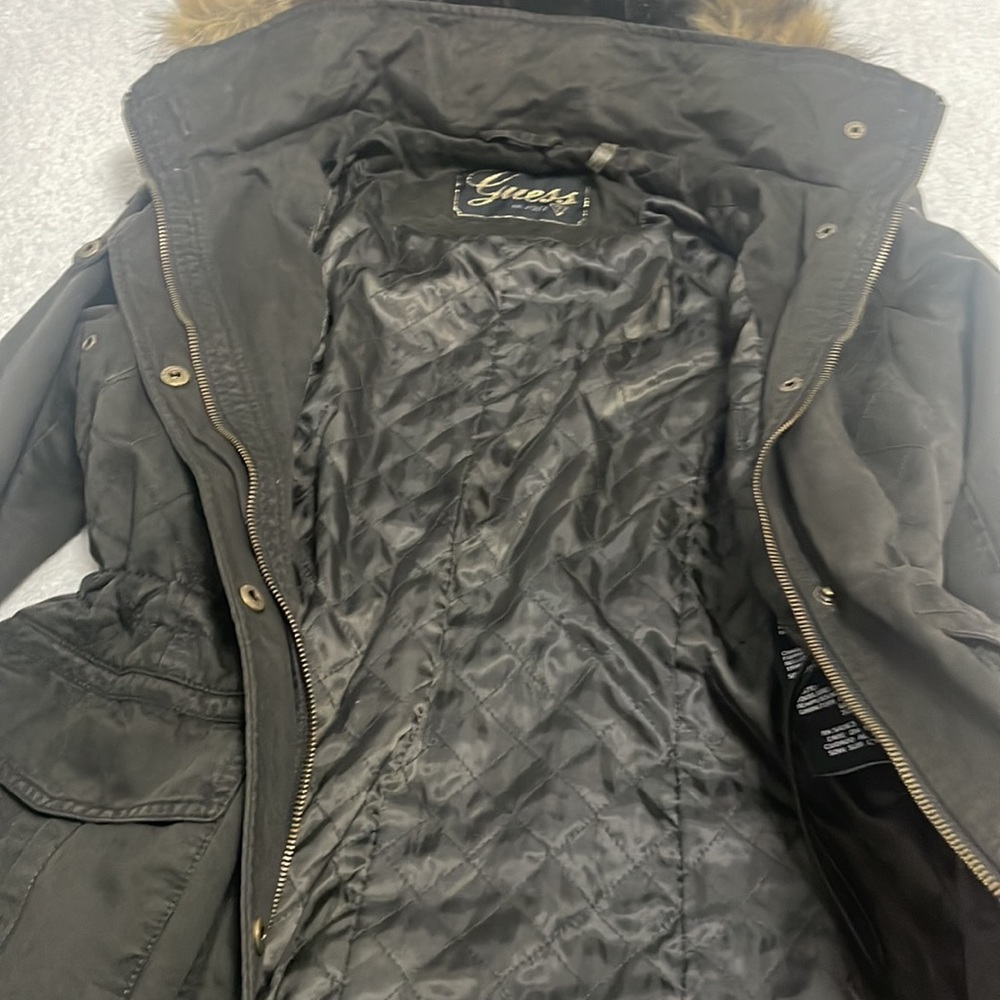 Guess olive green jacket - Picture 3 of 4